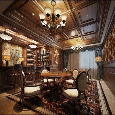 欧式风格娱乐室