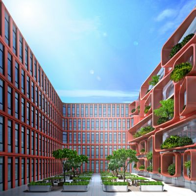 现代风格室外建筑