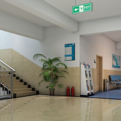 医院过道3D模型