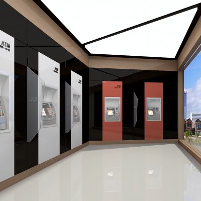 银行自助取款区