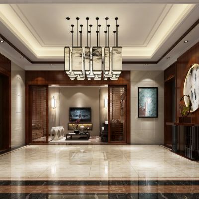 新中式风格玄关