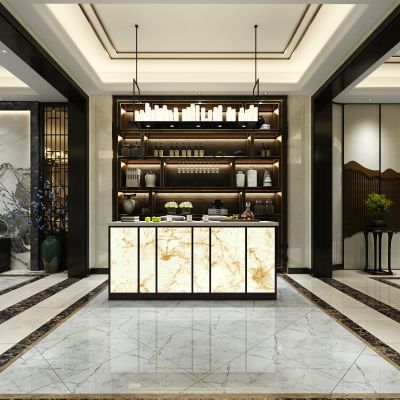 新中式吧台