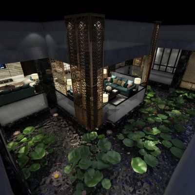 新中式风格景观