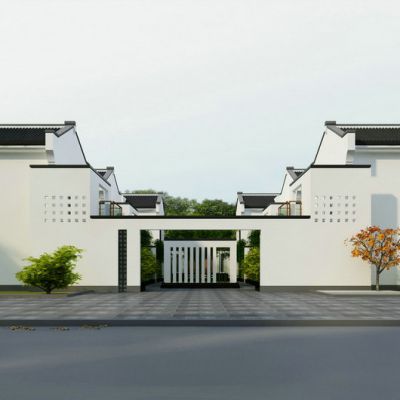 中式风格室外建筑