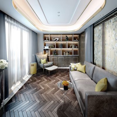 新中式风格书房