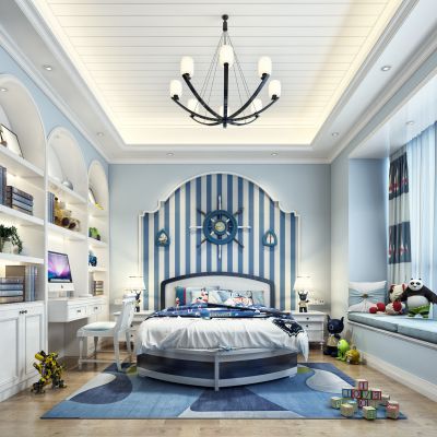 现代风格儿童房