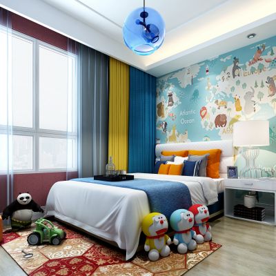 现代风格儿童房