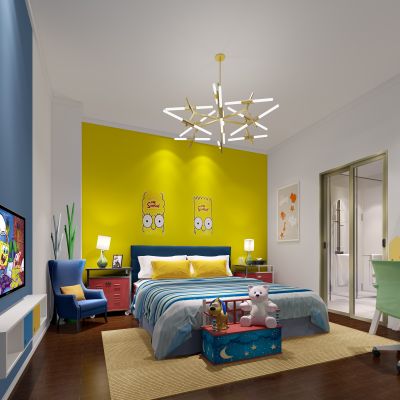 现代风格儿童房