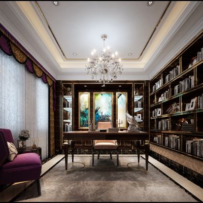 欧式风格书房