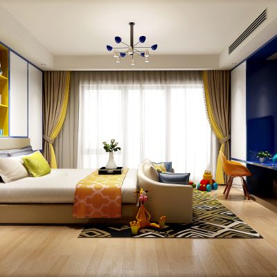 现代风格儿童房