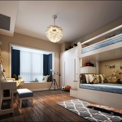 现代风格儿童房