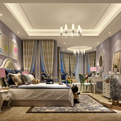 现代风格儿童房