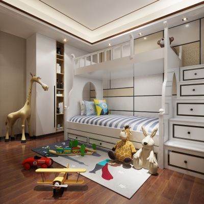 美式风格儿童房