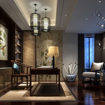 中式风格书房