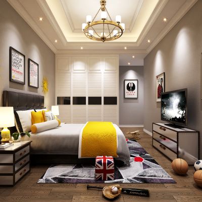 现代风格儿童房