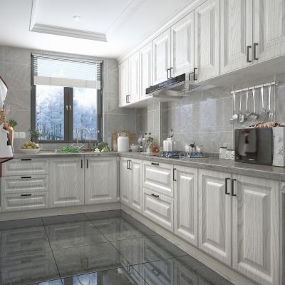 简欧厨房橱柜  厨房电器 厨房用品