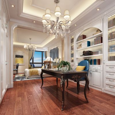 欧式风格书房