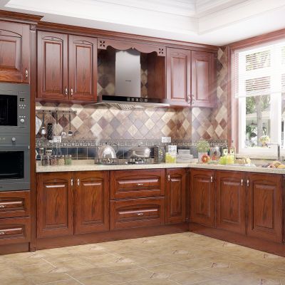 美式风格厨房橱柜   厨房电器 厨房用品