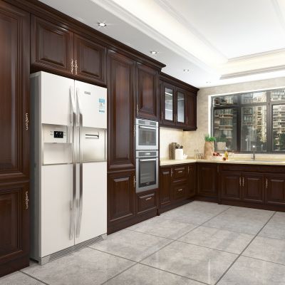 美式风格厨房橱柜   厨房电器 厨房用品