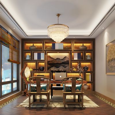 中式风格书房