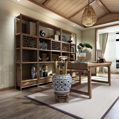 中式风格书房