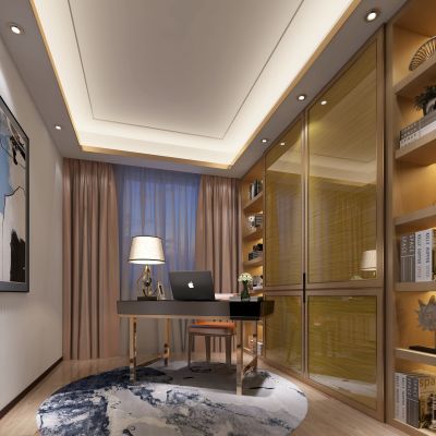 现代风格书房