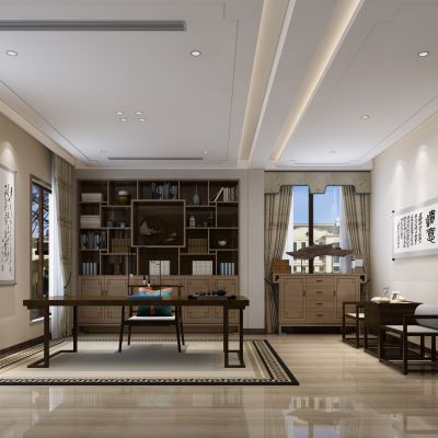 中式风格书房