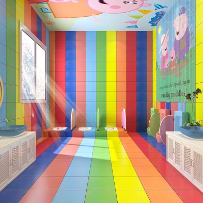 幼儿园儿童游乐园卫生间