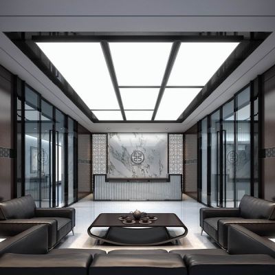 工装接待前厅洽谈区