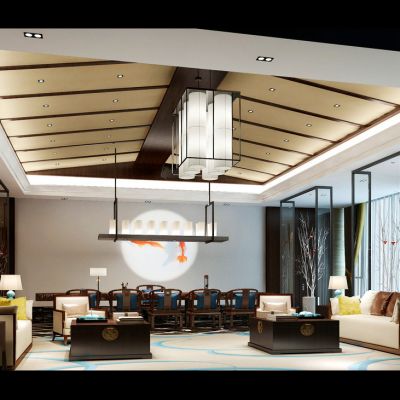 中式风格会客厅