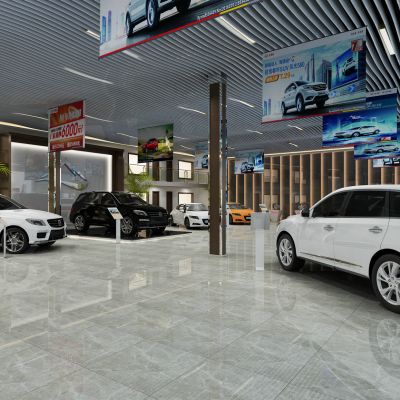 汽车4s店门头大厅