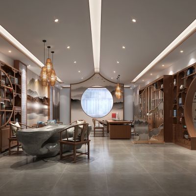 新中式董事长办公室