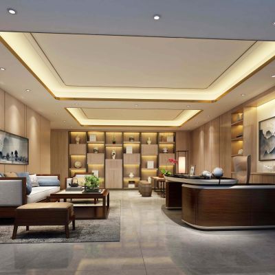 新中式总经理办公室