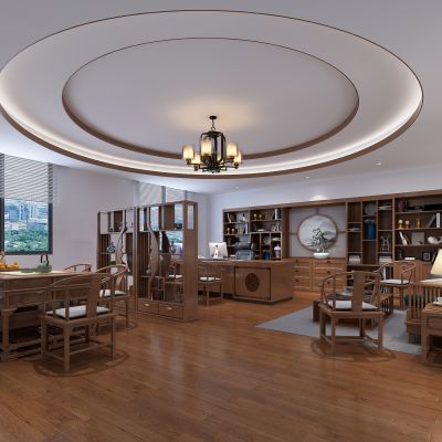 新中式总经理办公室