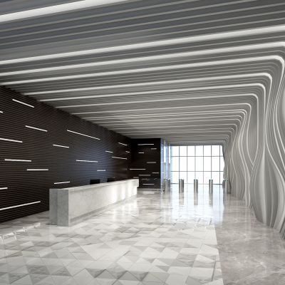 后现代办公室、前台