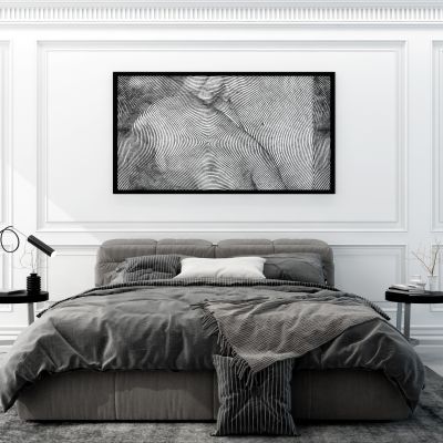 现代双人床卧室