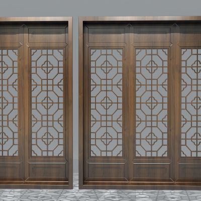 镂花窗，中式窗