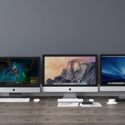 笔记本电脑，显示器