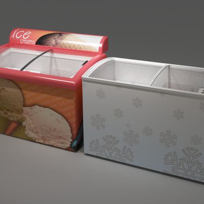 家用电器，冰箱，冰柜3D模型