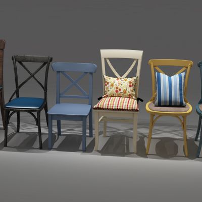 餐桌椅，单椅，休闲椅