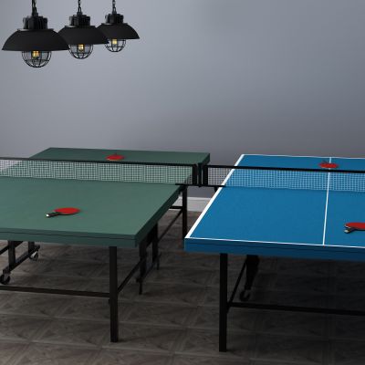 乒乓球桌，运动器材