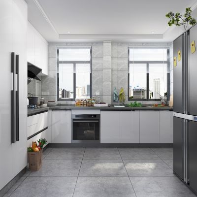 现代风格厨房