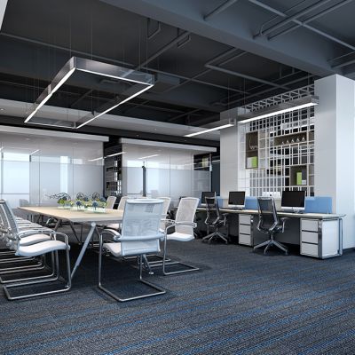 现代开放办公区