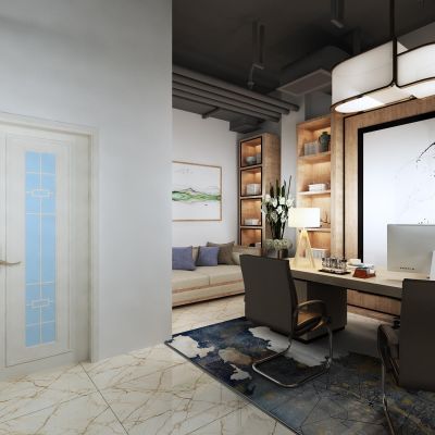 新中式办公室空间