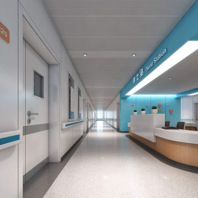 儿童医院护士站走廊
