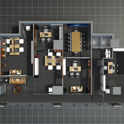 loft办公室、工业风办公室
