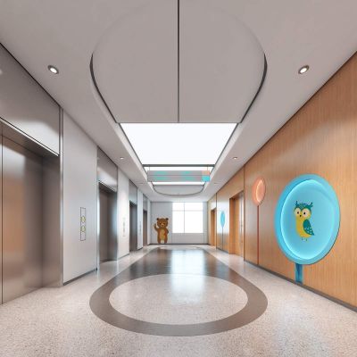 儿童医院电梯厅