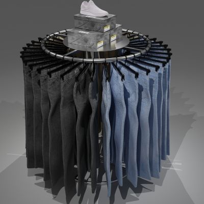 衣架，衣服，裤子