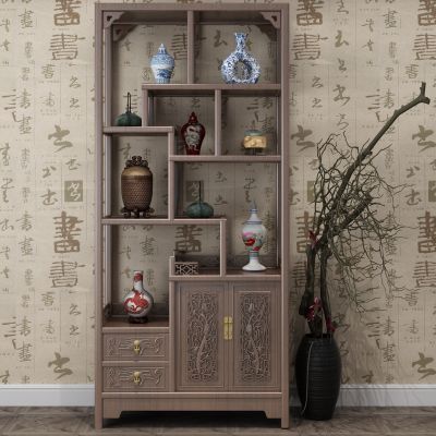 博古架，装饰柜