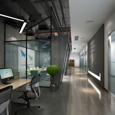 工业风办公室